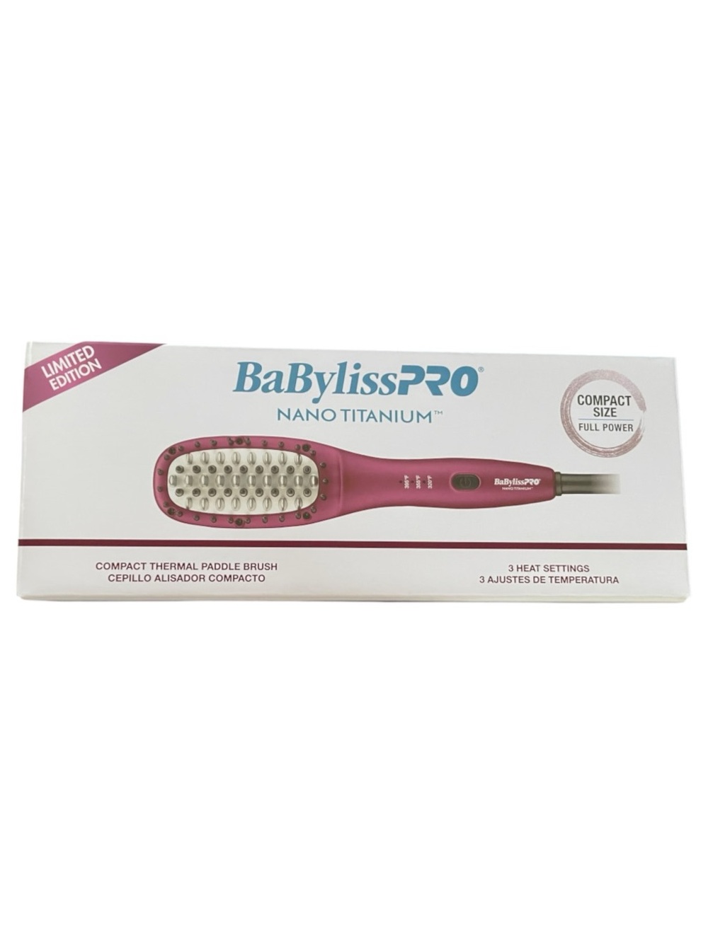 BaByliss PRO Compact Size Thermal Paddle Brush